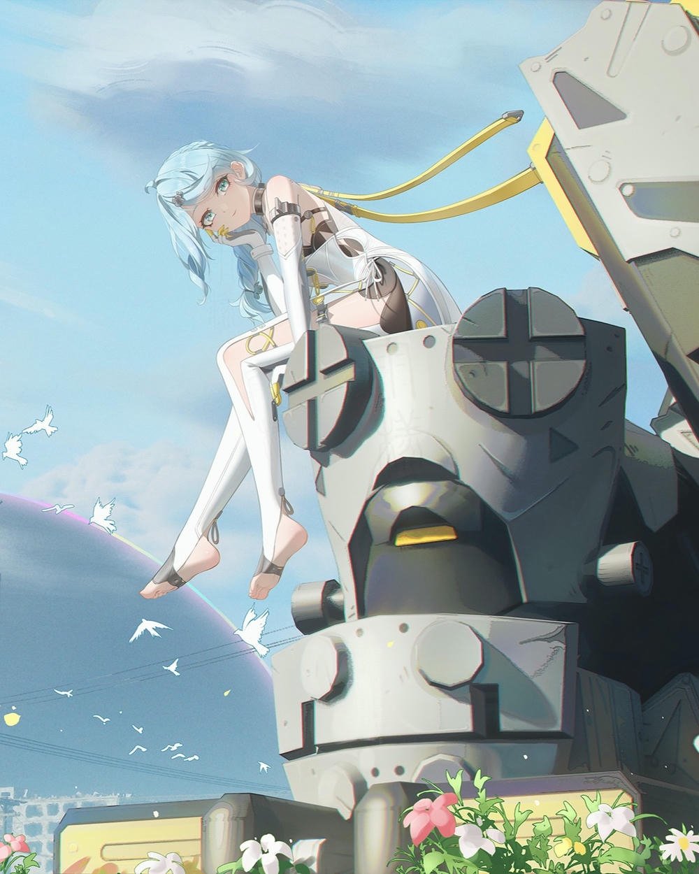 ảnh anime đẹp hiếm phong cảnh tuyết rơi