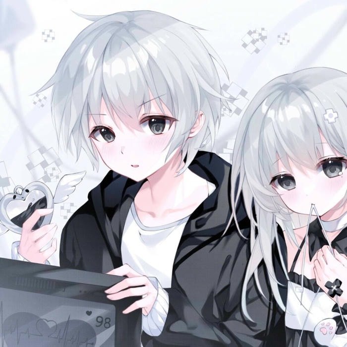 ảnh anime đôi phong cách ngầu