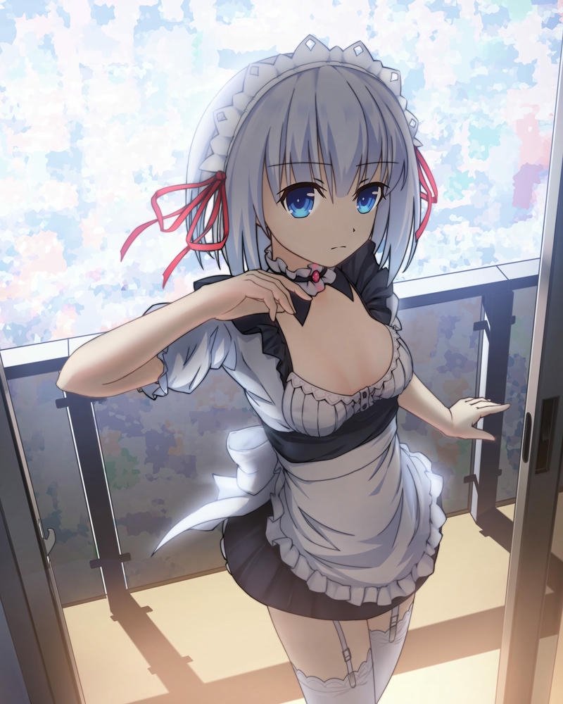 ảnh anime hầu gái ngọt dịu dễ thương