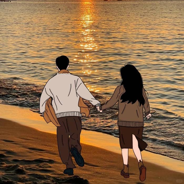 ảnh anime tay trong tay