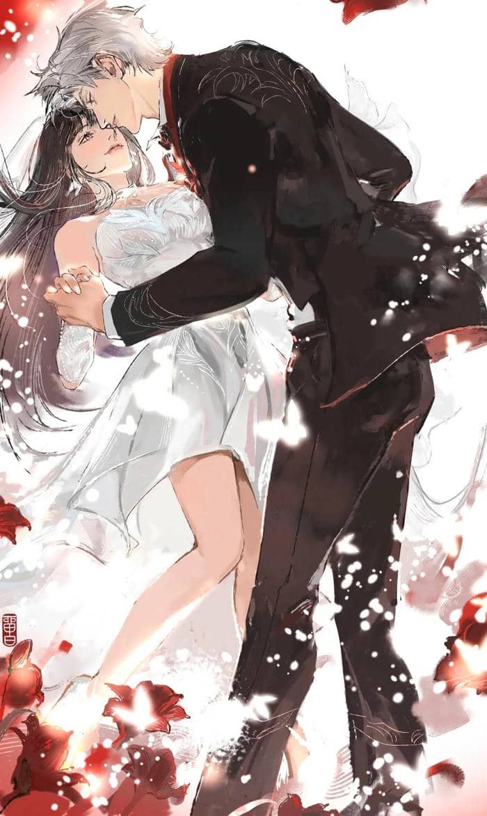 ảnh cô dâu chú rể anime