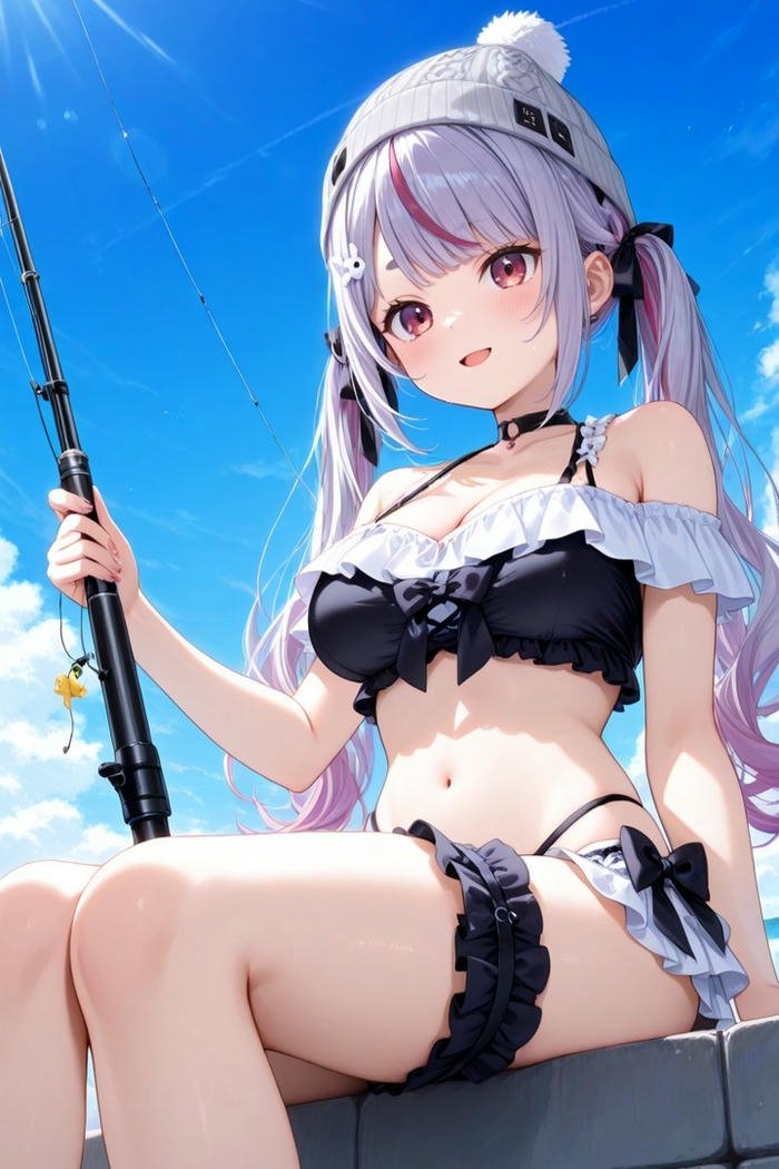 ảnh gái anime bikini chân dung