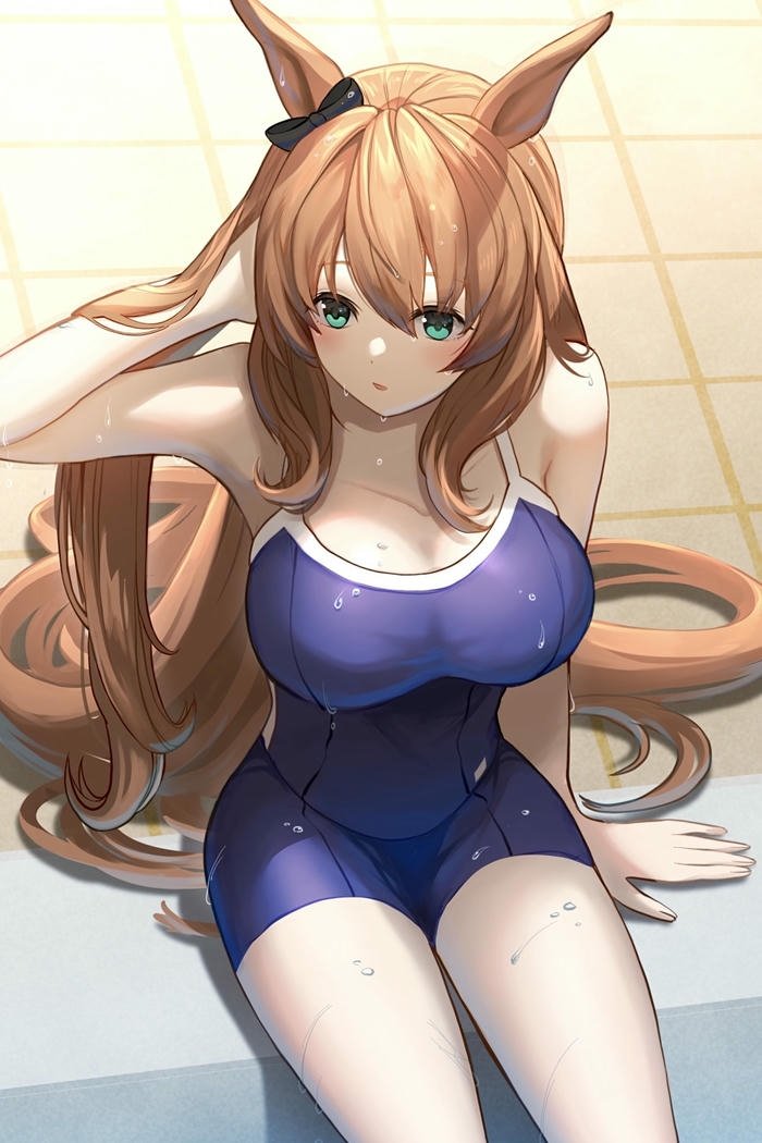 ảnh gái anime bikini viền ren