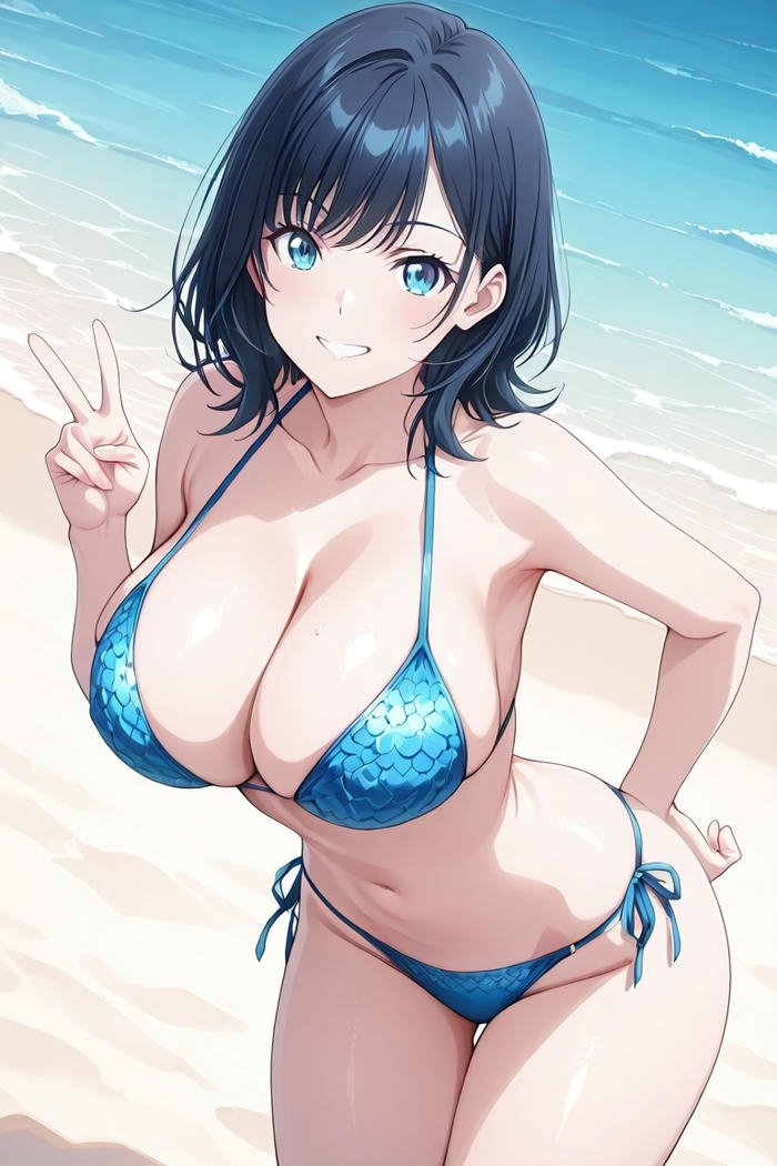ảnh gái anime bikini