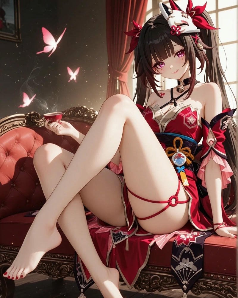 ảnh nữ anime quyến rũ nhẹ nhàng cảm xúc