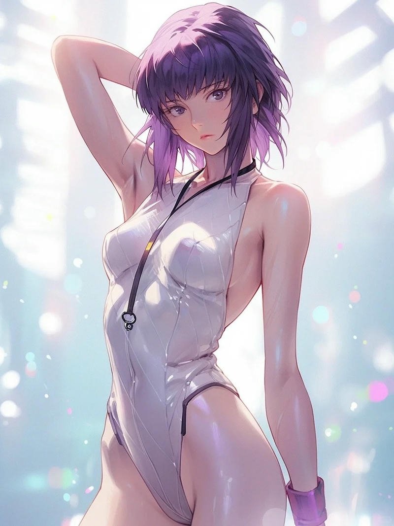 ảnh nữ anime quyến rũ thanh thoát tự nhiên