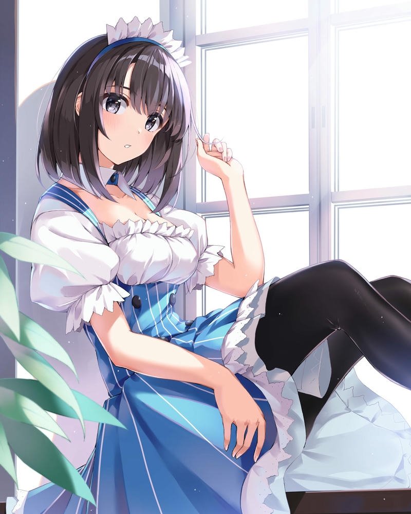 anime hầu gái ảnh đáng yêu thanh lịch