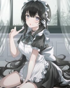 anime hầu gái cute buồn nhẹ