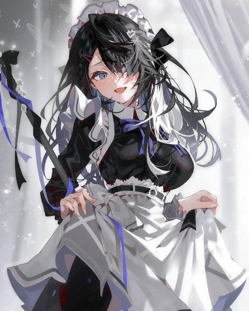 anime hầu gái cute mơ màng lãng mạn