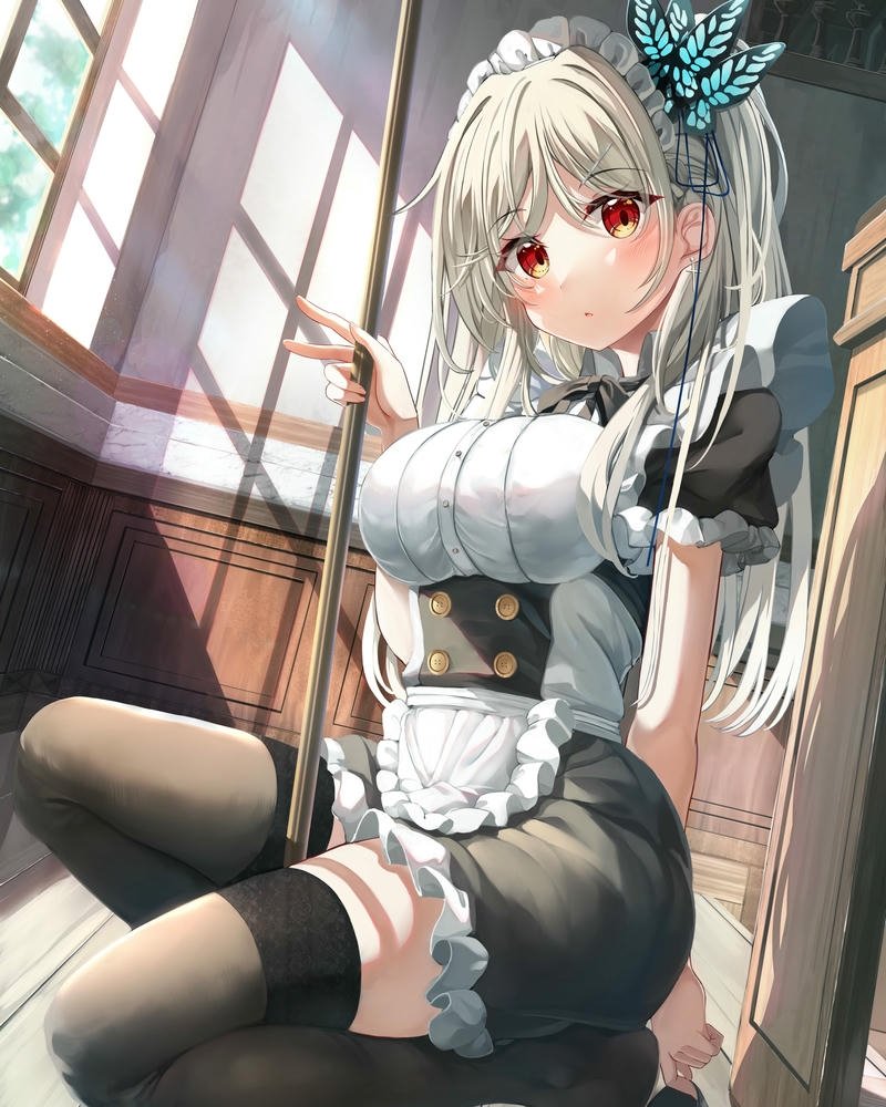 anime hầu gái cute siêu đáng yêu