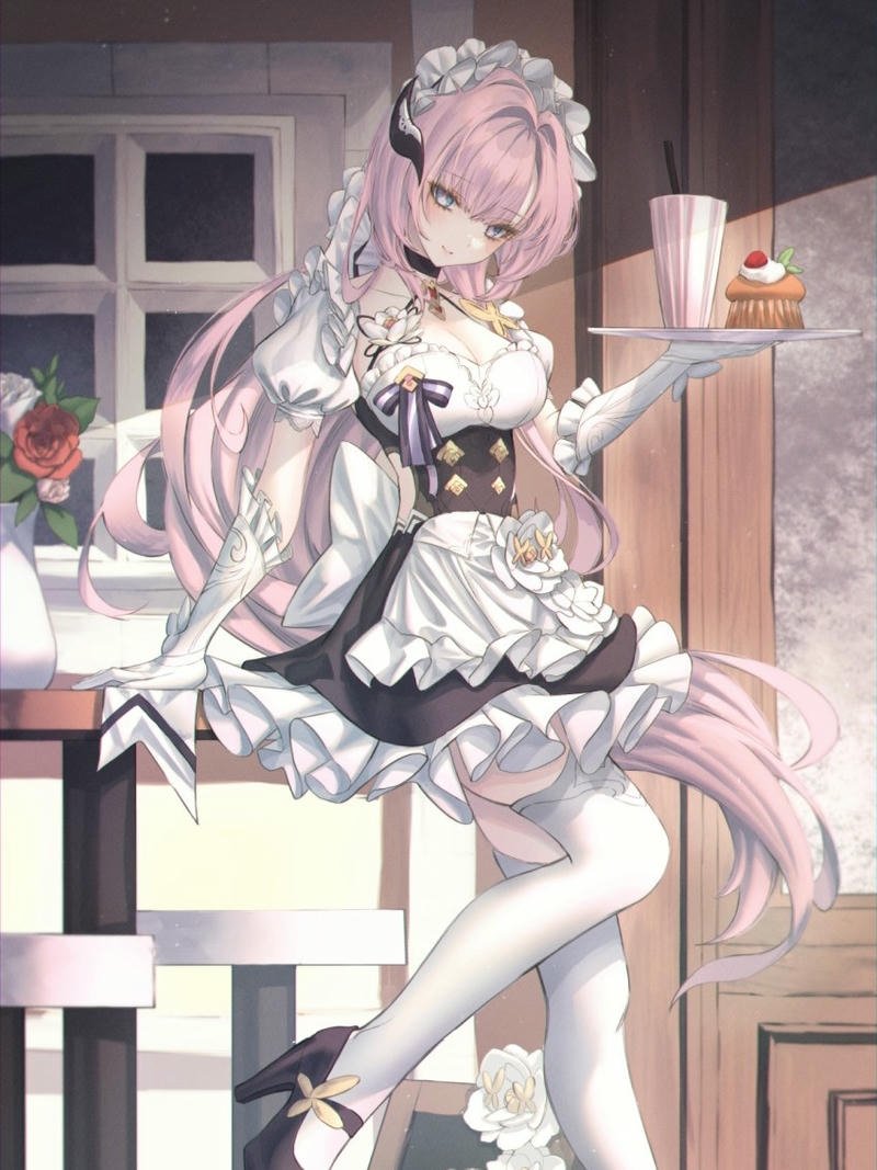 anime hầu gái cute tinh tế lãng mạn