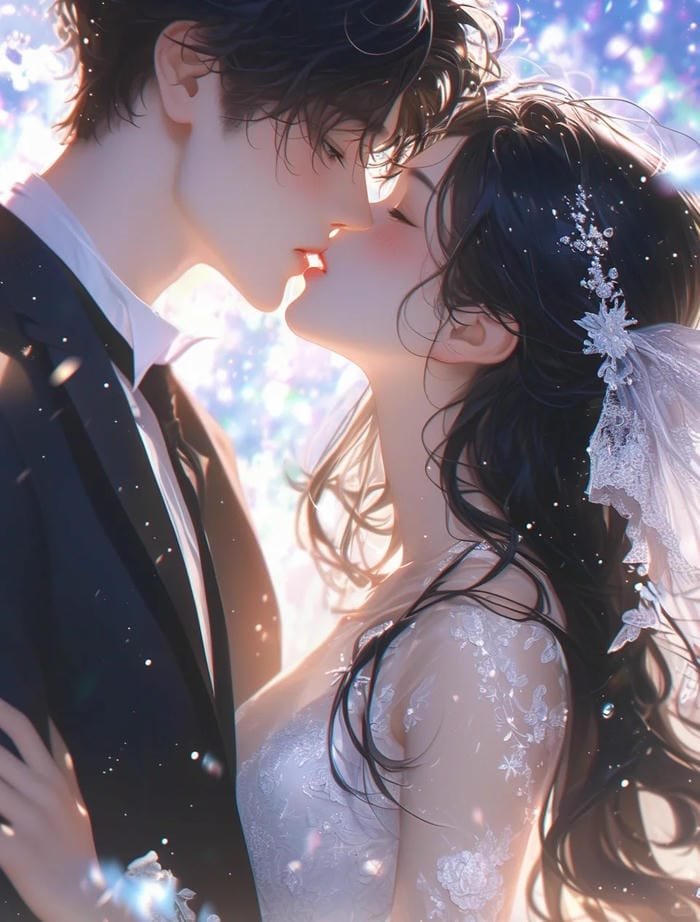 anime love wedding