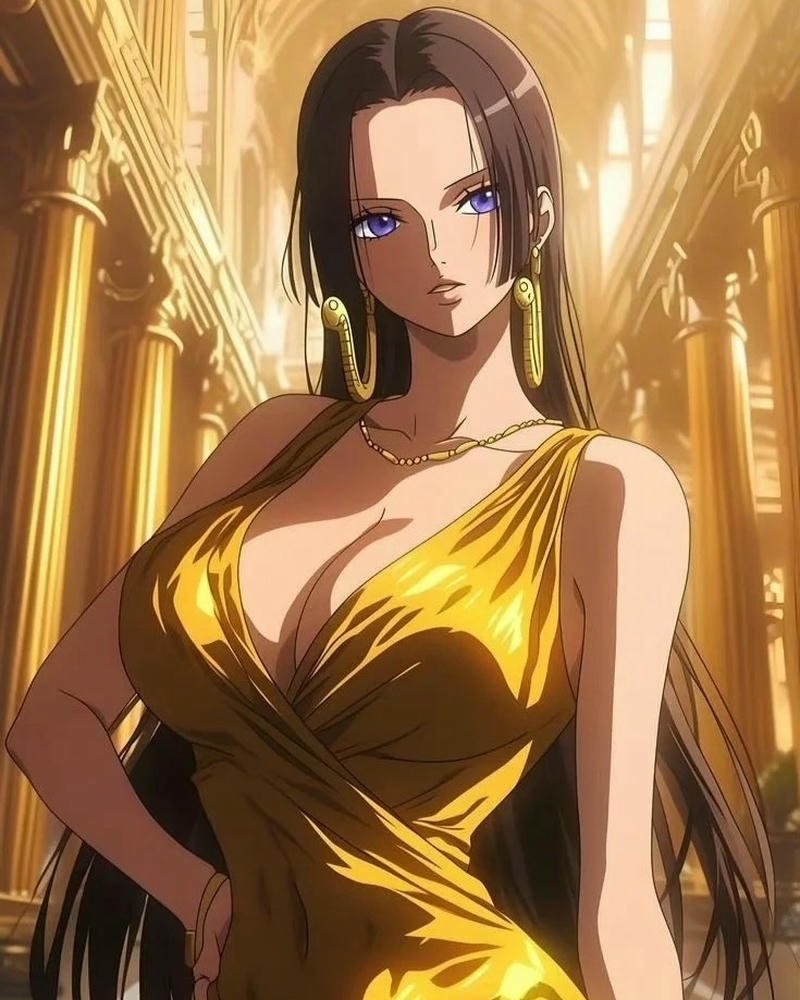 anime nữ ngầu quyến rũ thanh lịch sang trọng