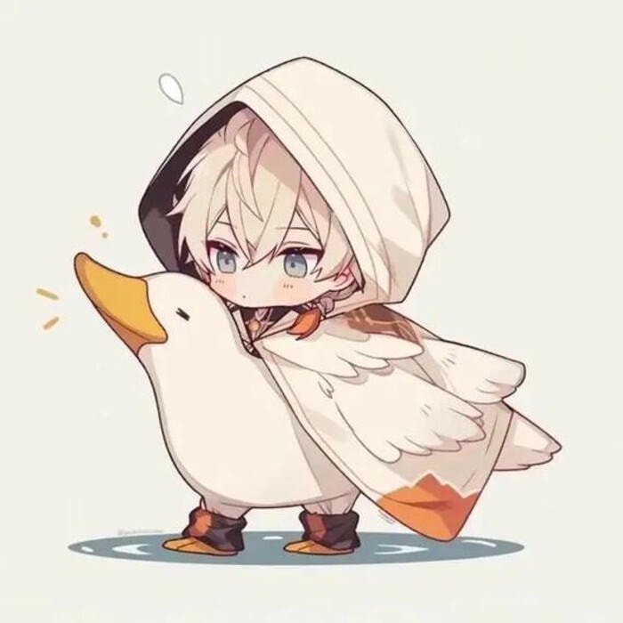 avatar anime đôi chibi