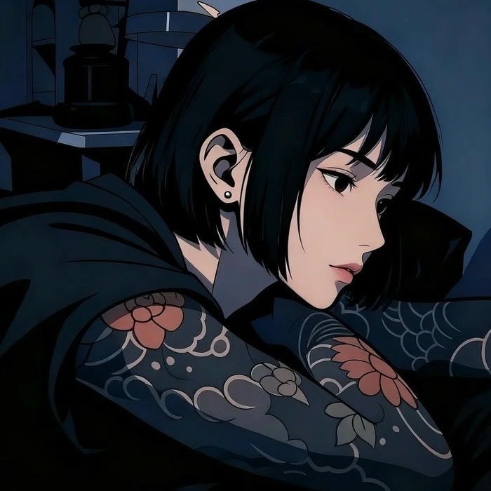 avatar anime đôi cool ngầu