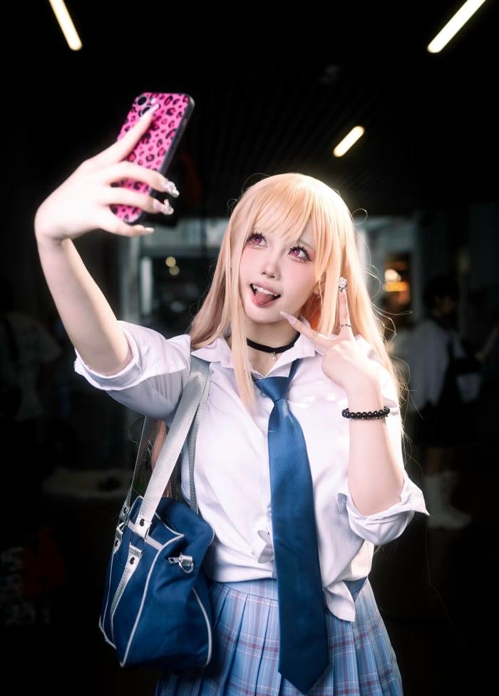 cosplay gái xinh phong cách học đường