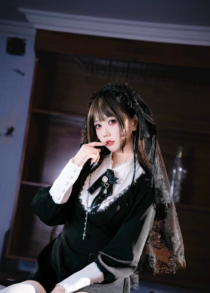 cosplay gái xinh trong trang phục học sinh