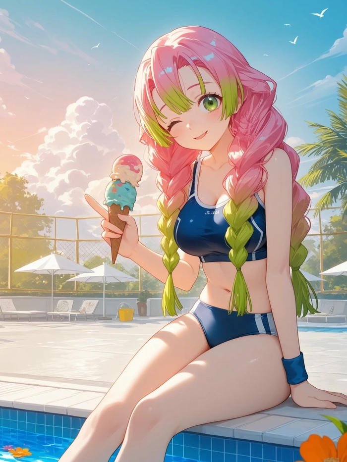 gái anime cute bikini dễ thương