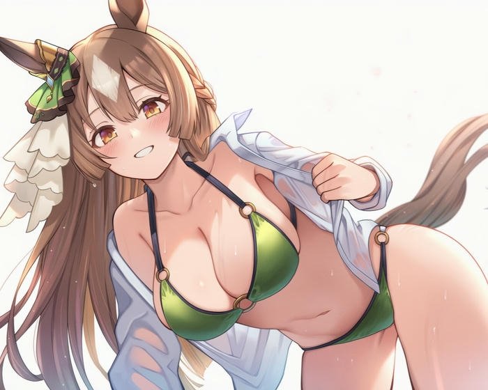 gái anime cute bikini fanart