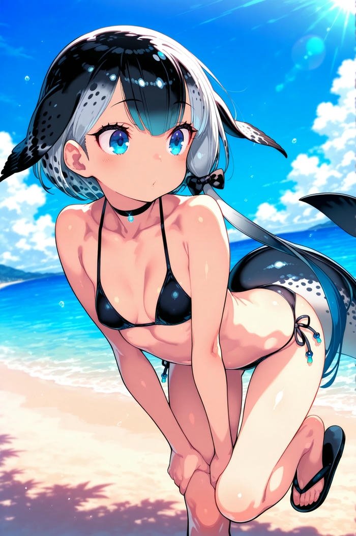 gái anime cute bikini phong cách