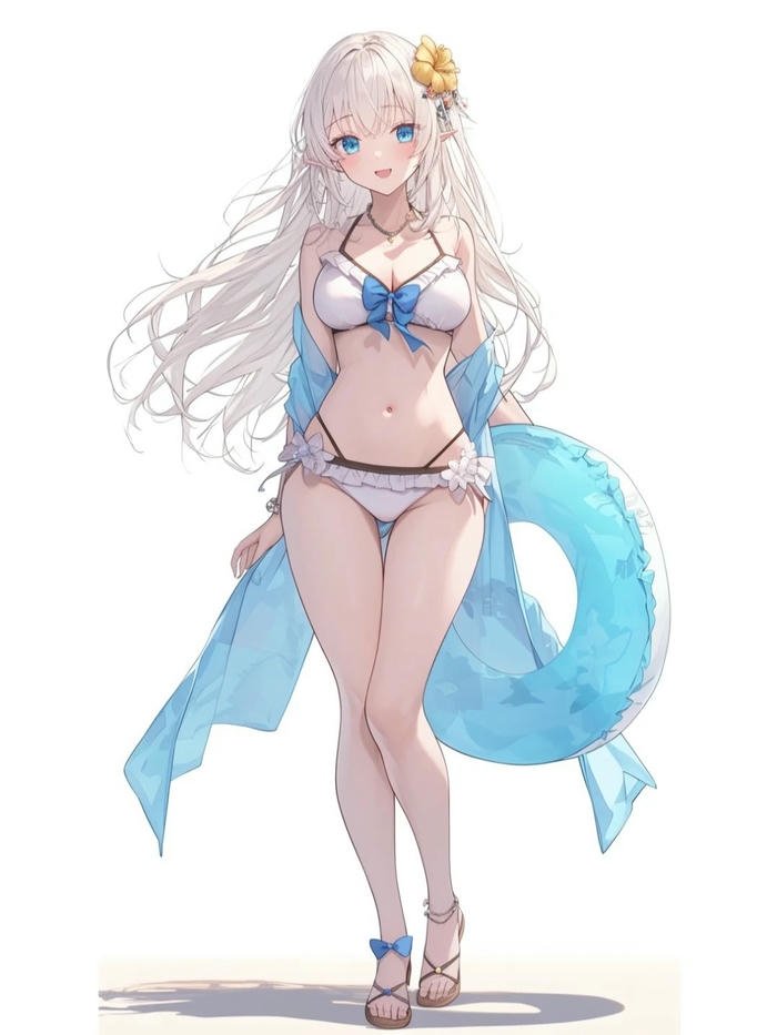 gái anime mặc bikini cosplay