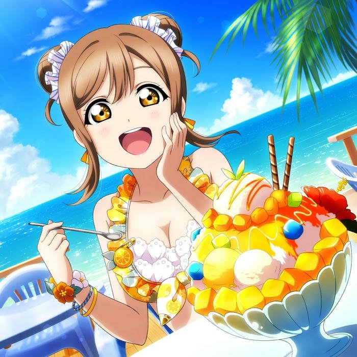 gái anime mặc bikini nghệ thuật