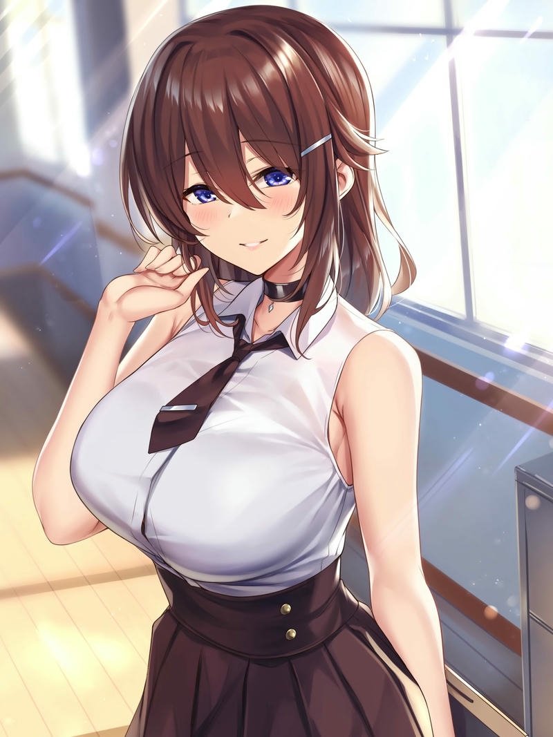 gái anime to tròn concept art