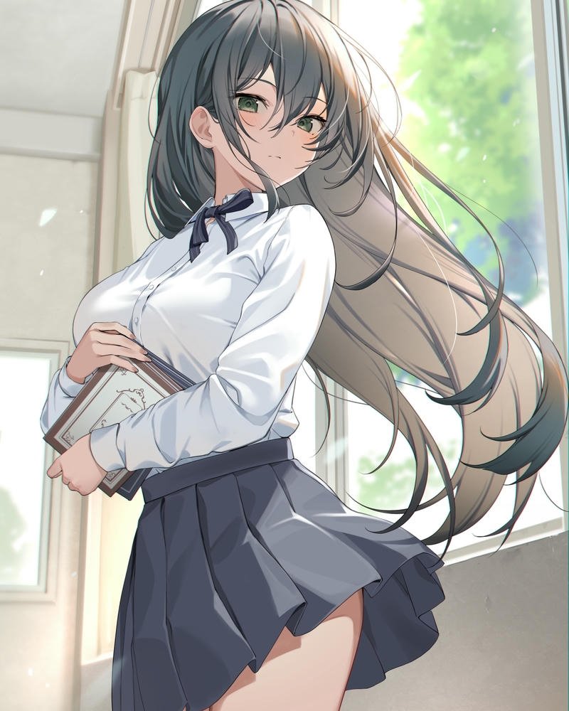 gái xinh anime to tròn kỹ thuật số