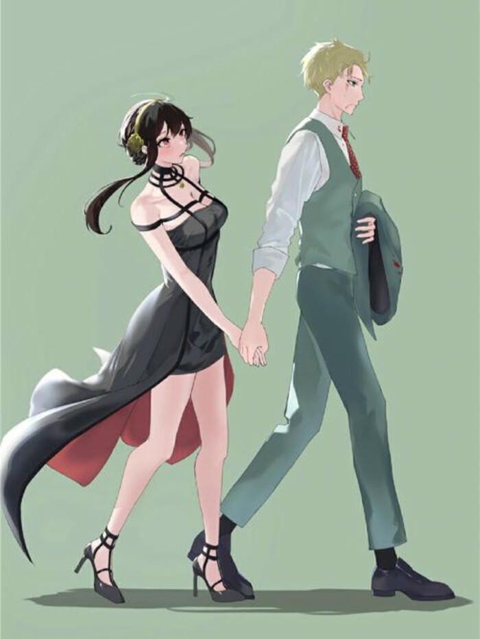 hình anime cặp đôi yêu nhau