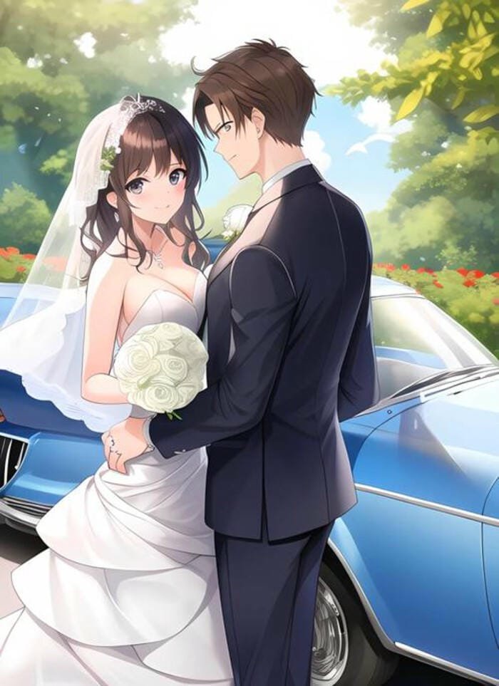 hình anime cô dâu trắng