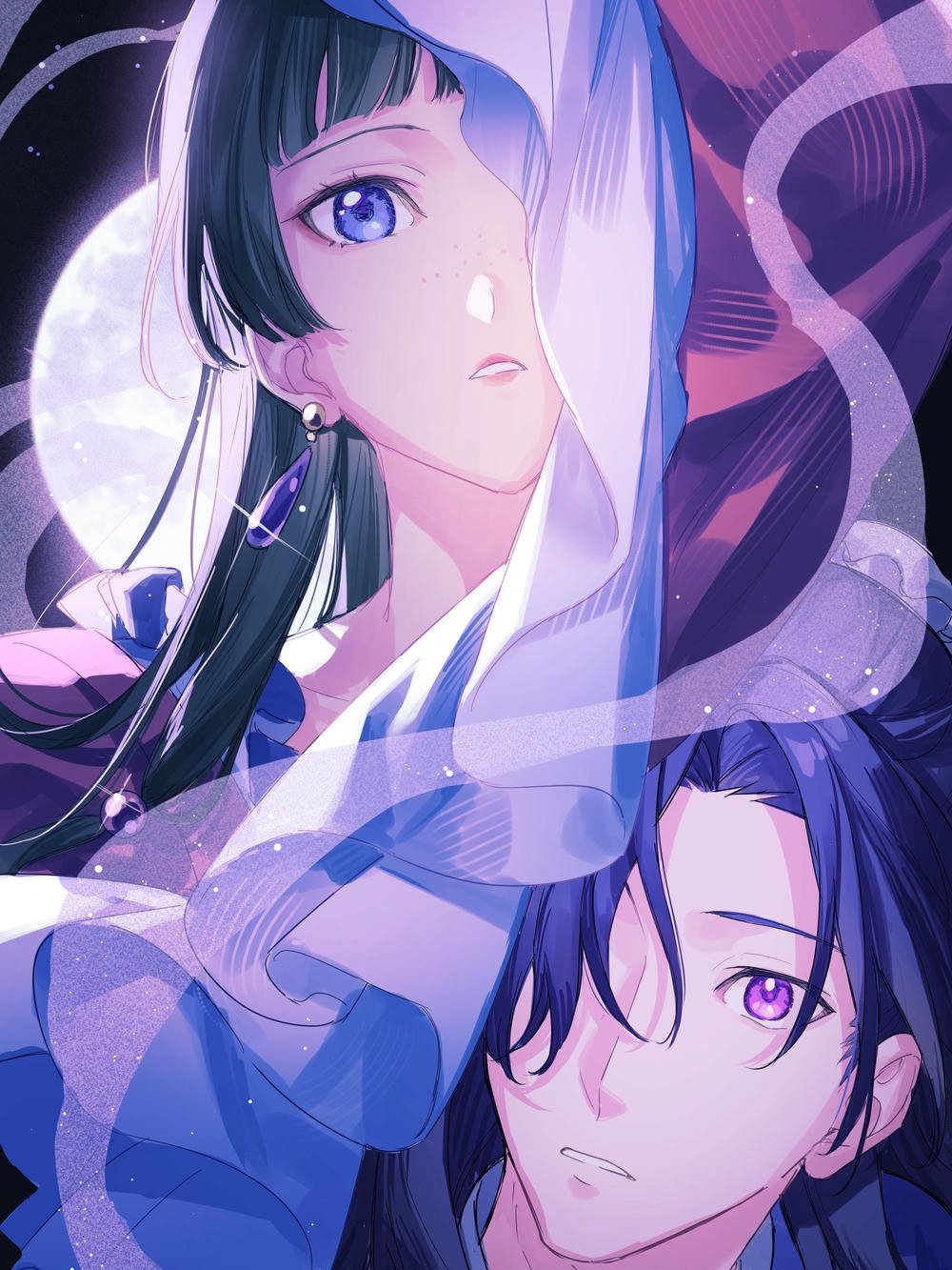 khung cảnh mờ sương trong ảnh anime hiếm