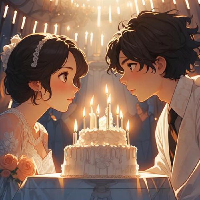 Hình ảnh anime cô dâu chú rể tuyệt vời