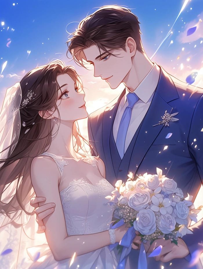 Hình ảnh cô dâu chú rể anime tuyệt vời