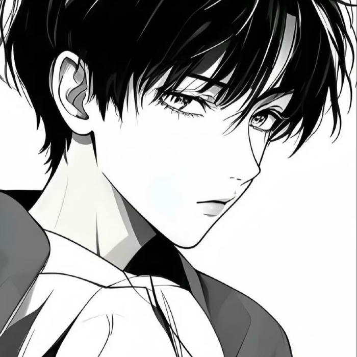 ảnh avatar đen trắng đơn giản