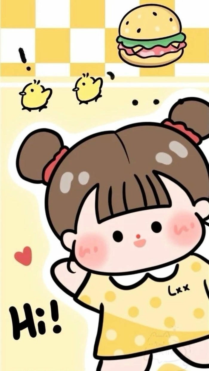 ảnh chibi đáng yêu làm background