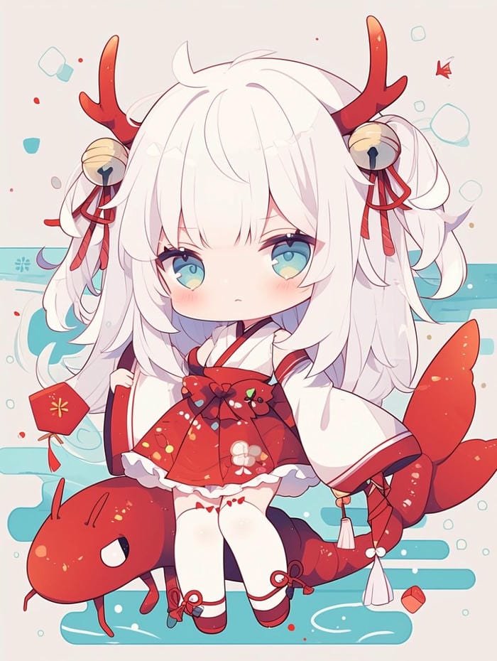 ảnh chibi nữ cute dễ thương