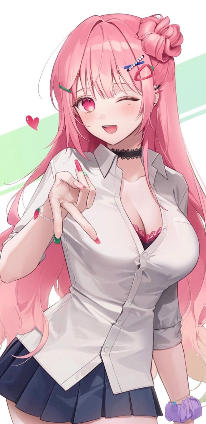 anime cute tóc dài