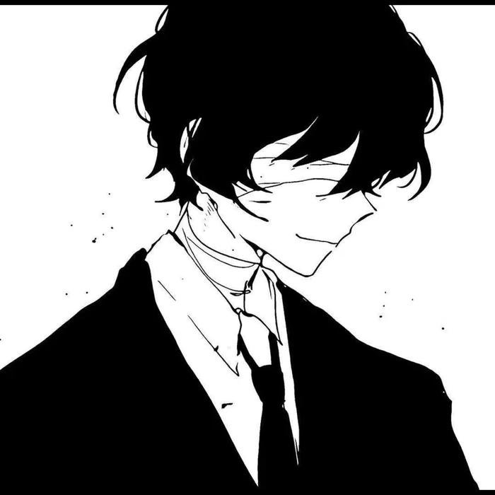 avatar đen trắng u tối