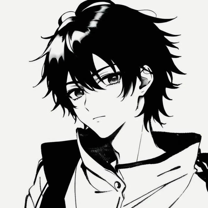 avatar đen trắng vintage