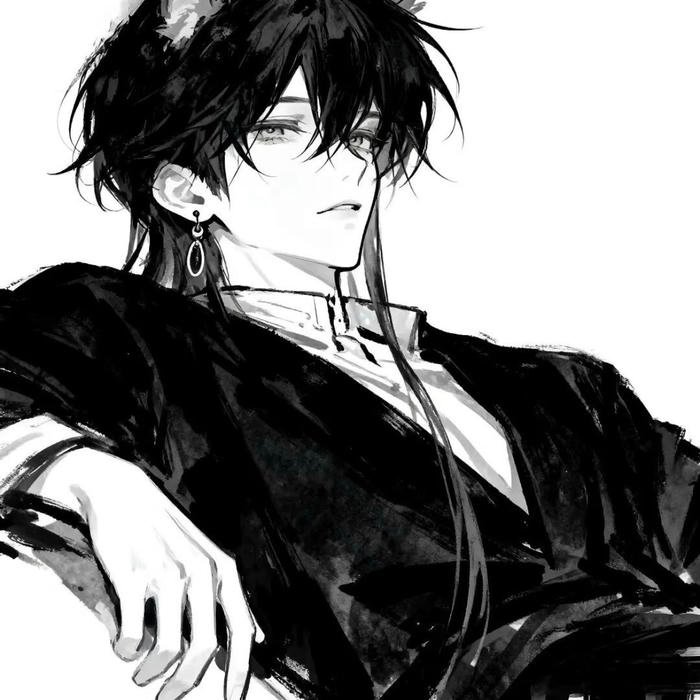 avatar trắng đen buồn nhẹ