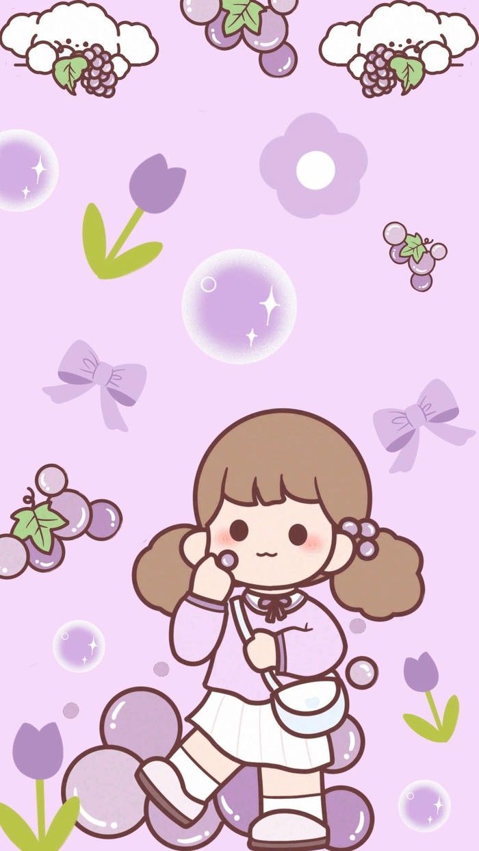 chibi wallpaper dịu dàng