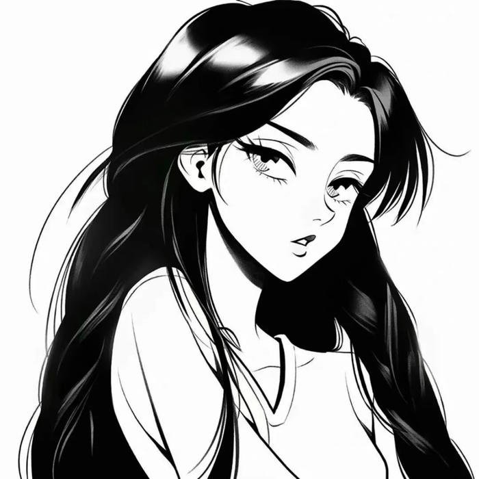 hình avatar black and white