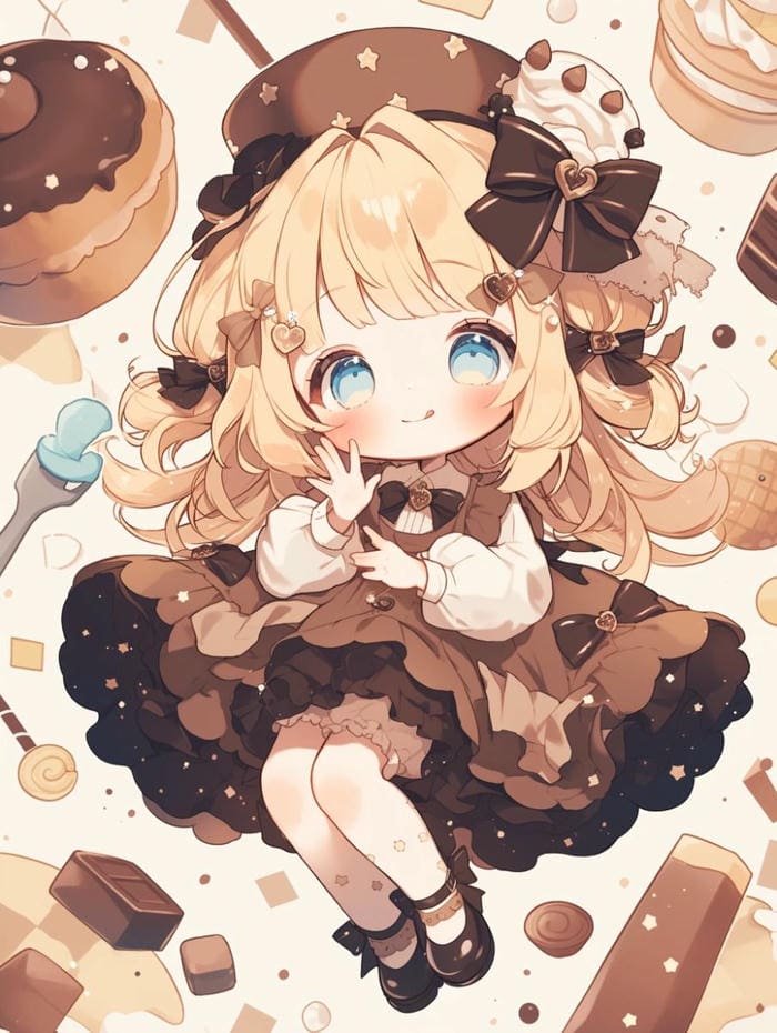 wallpaper chibi hoạt hình