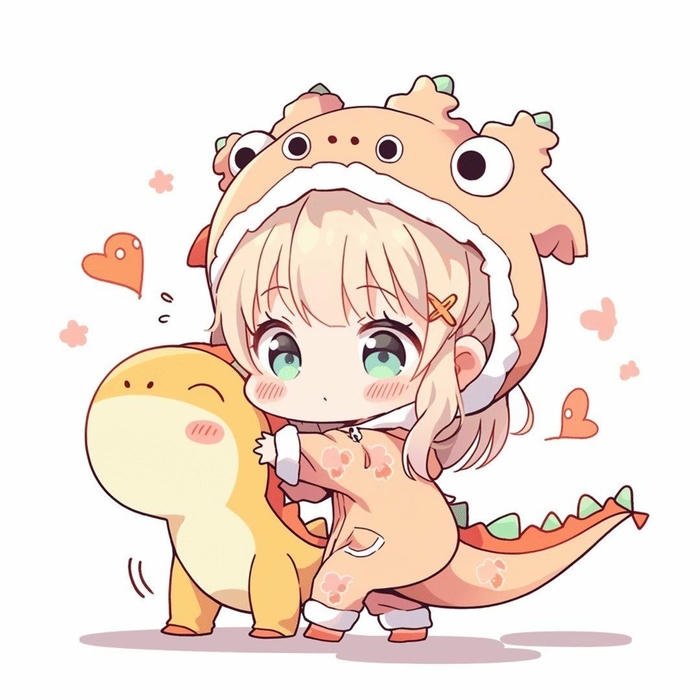 ảnh anime chibi tươi sáng