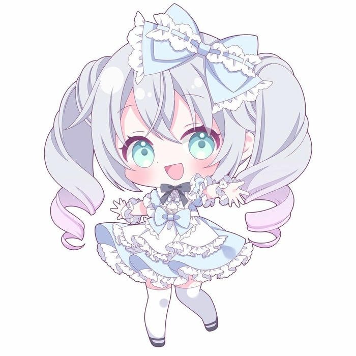 ảnh anime nữ chibi dễ vẽ