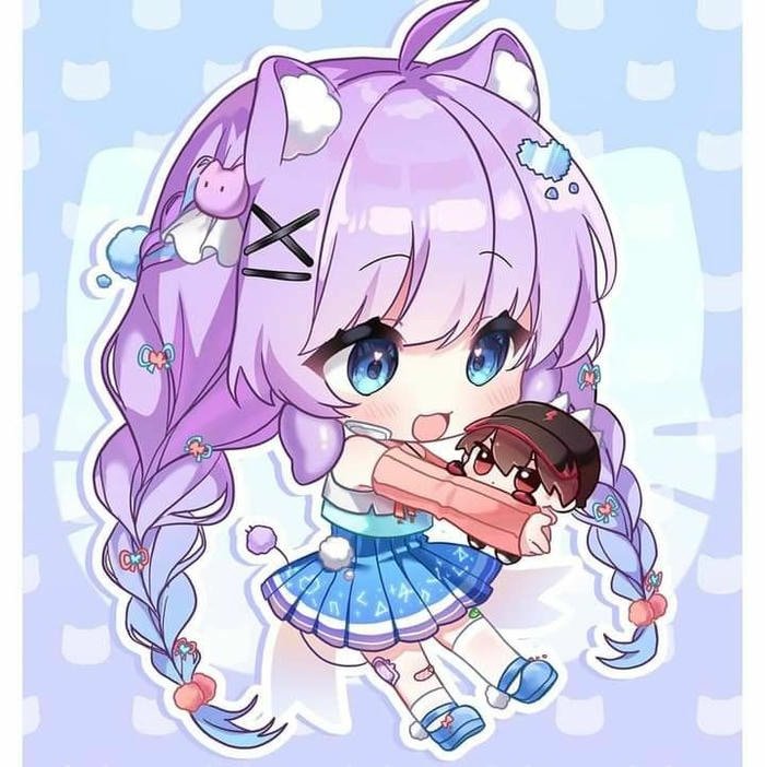 ảnh chibi nữ anime đáng yêu HD