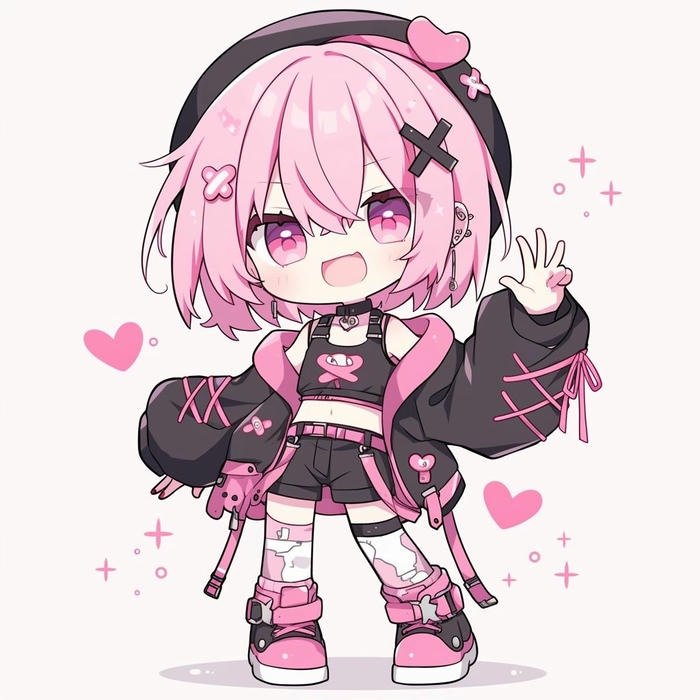 ảnh chibi nữ anime đáng yêu