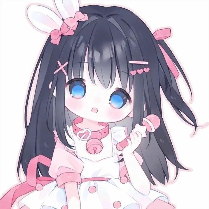 ảnh chibi nữ tóc dài