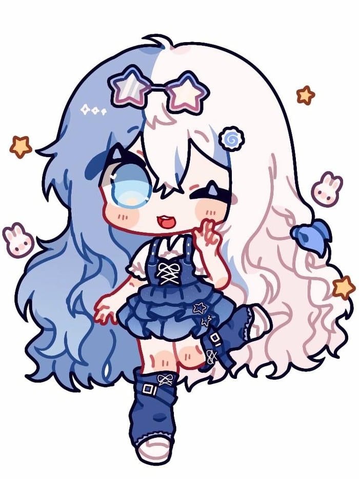 anime nữ chibi phong cách kawaii