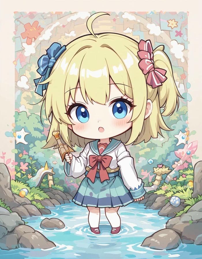 chibi anime dễ thương